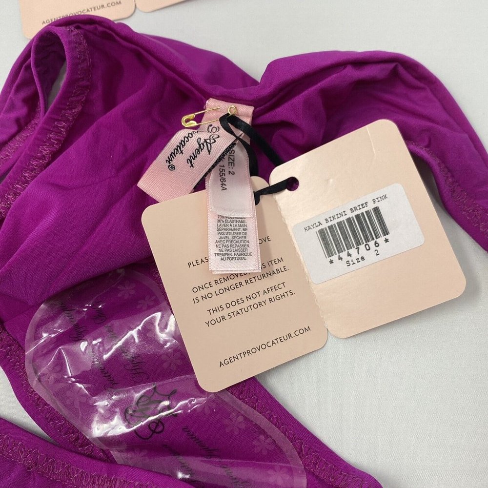 Agent Provocateur Kayla Pink Bikini Set NWT - Picture 8 of 8
